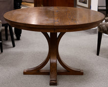 Dark Oak pedestal Dining Tables