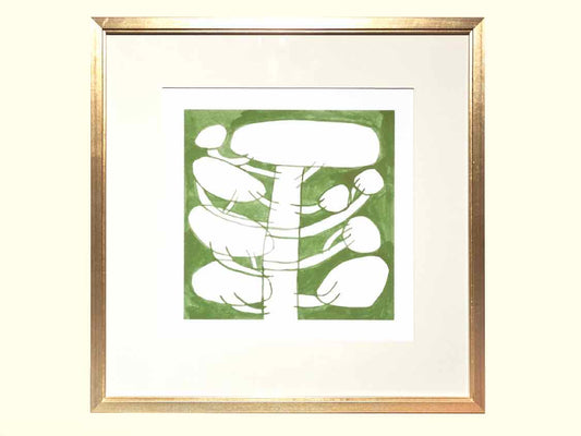 'Minimal Moments II' Matted Print in Bronze Frame