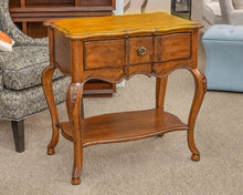 Drexel French Provincial Side Table in Pecan Finish