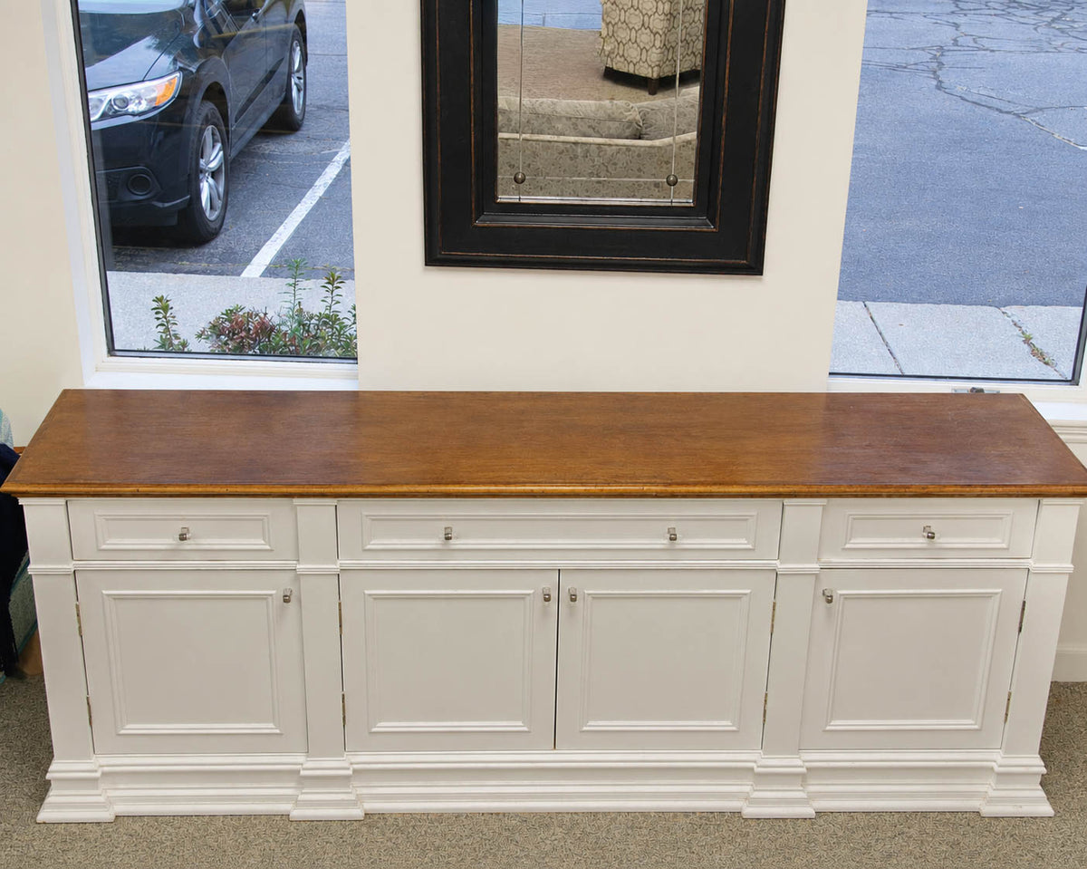 Solid Wood Two Tone Sideboard