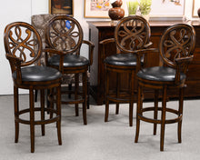 Set of 4 Swivel Bar Stools