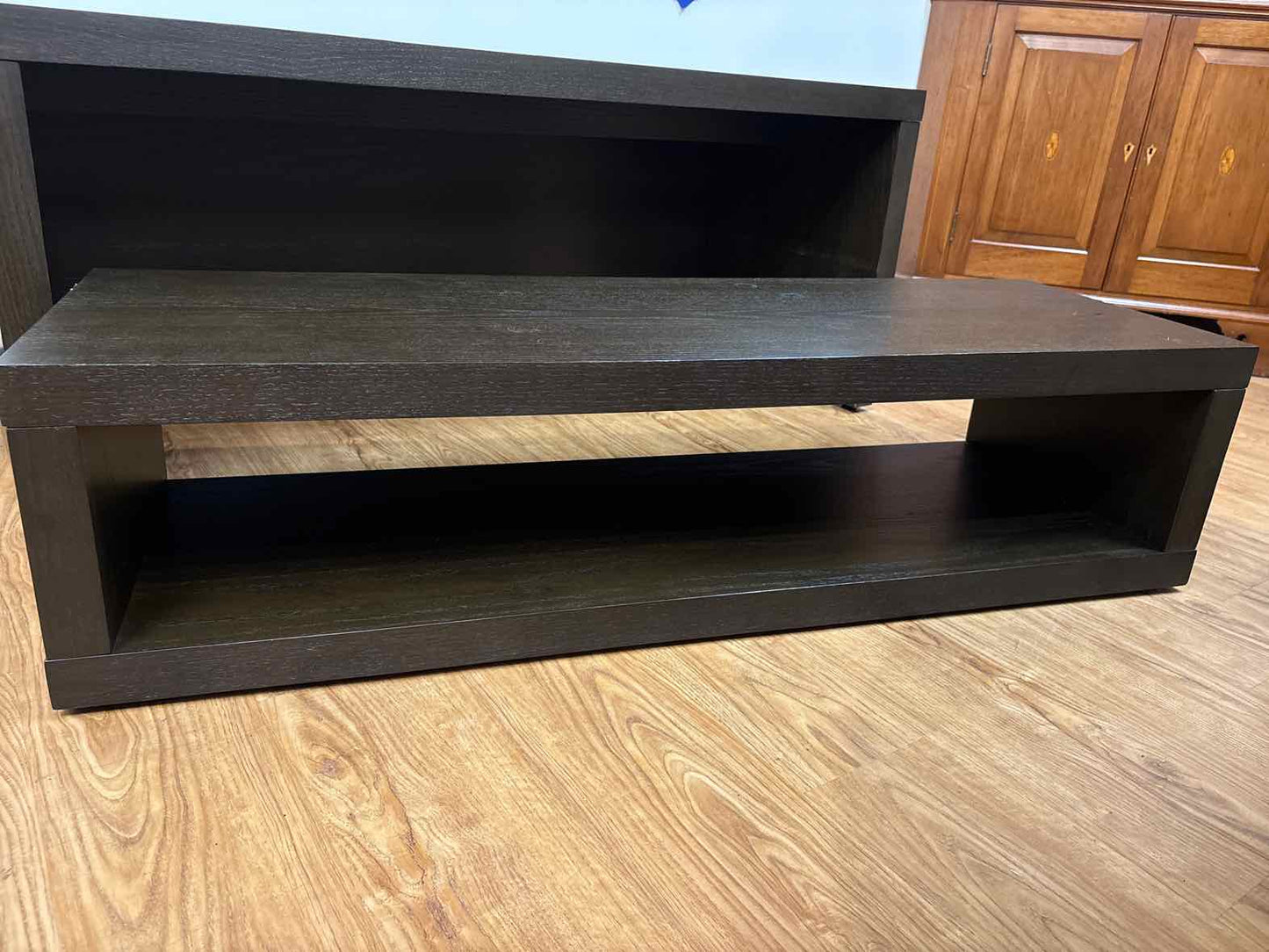 Espresso Console w/ Removable Shelf (AS IS)