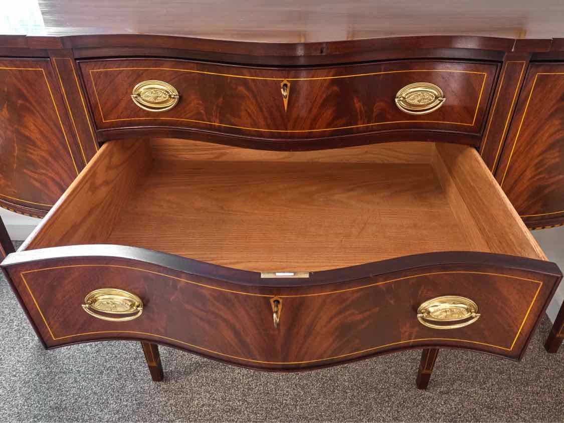 Henkel Harris Banded Mahogany  Server