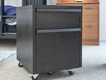 Dark Stain1 Drawer  File Cabinet