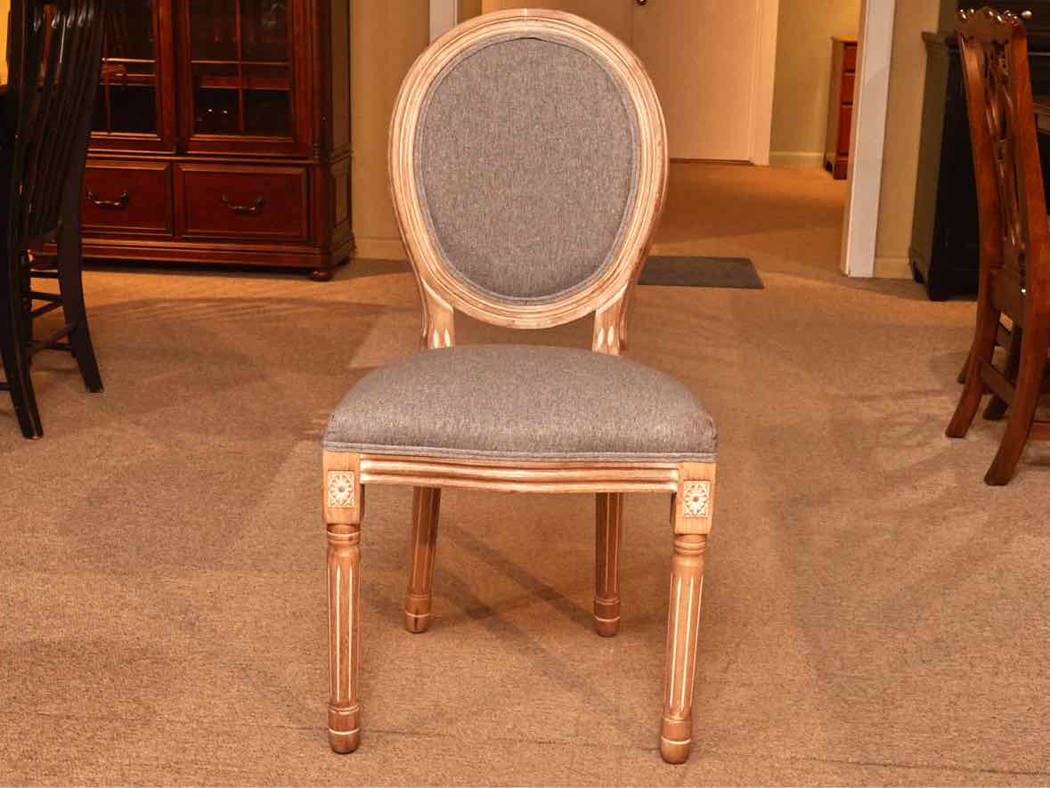 Set Of 6 French Country King Louis XVI Style Dining Chairs