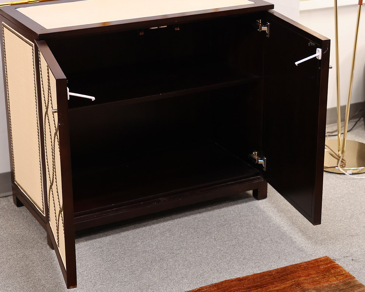 Basket Weave Display Cabinet