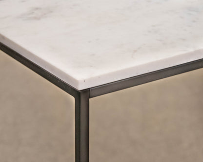 Pair of Pottery Barn 'Delaney' Rectangle Side Tables