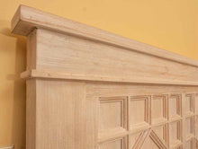 Pottery Barn  Whitewashed  Lattice Design King  Bed