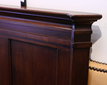 West Brothers Furniture Dark Maple King Panel Bed