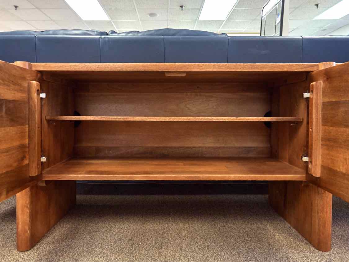 West Elm 'Otto' Four Door Media Furniture in 'Acorn'