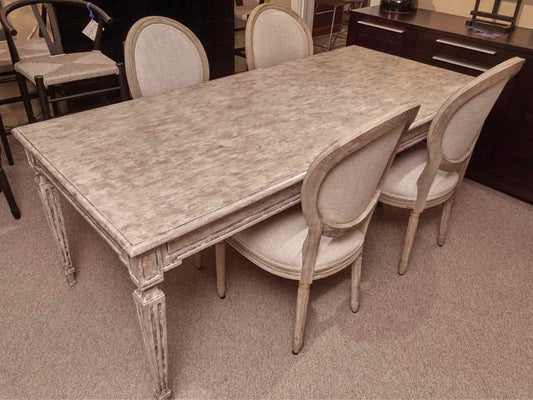 Eloquence  Gustavian Dining Table & 4 Chair Set