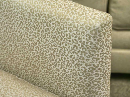 Pair of Boston Interiors Swivel Barrel Chairs in Cheetah Print