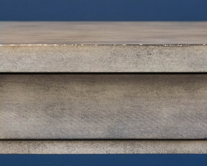 Pottery Barn Light Charcoal Finish 1 Drawer  Desk