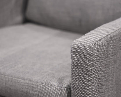 Set of 4 Restoration Hardware 'Belgian' Slipcovered Slope Arm Chairs