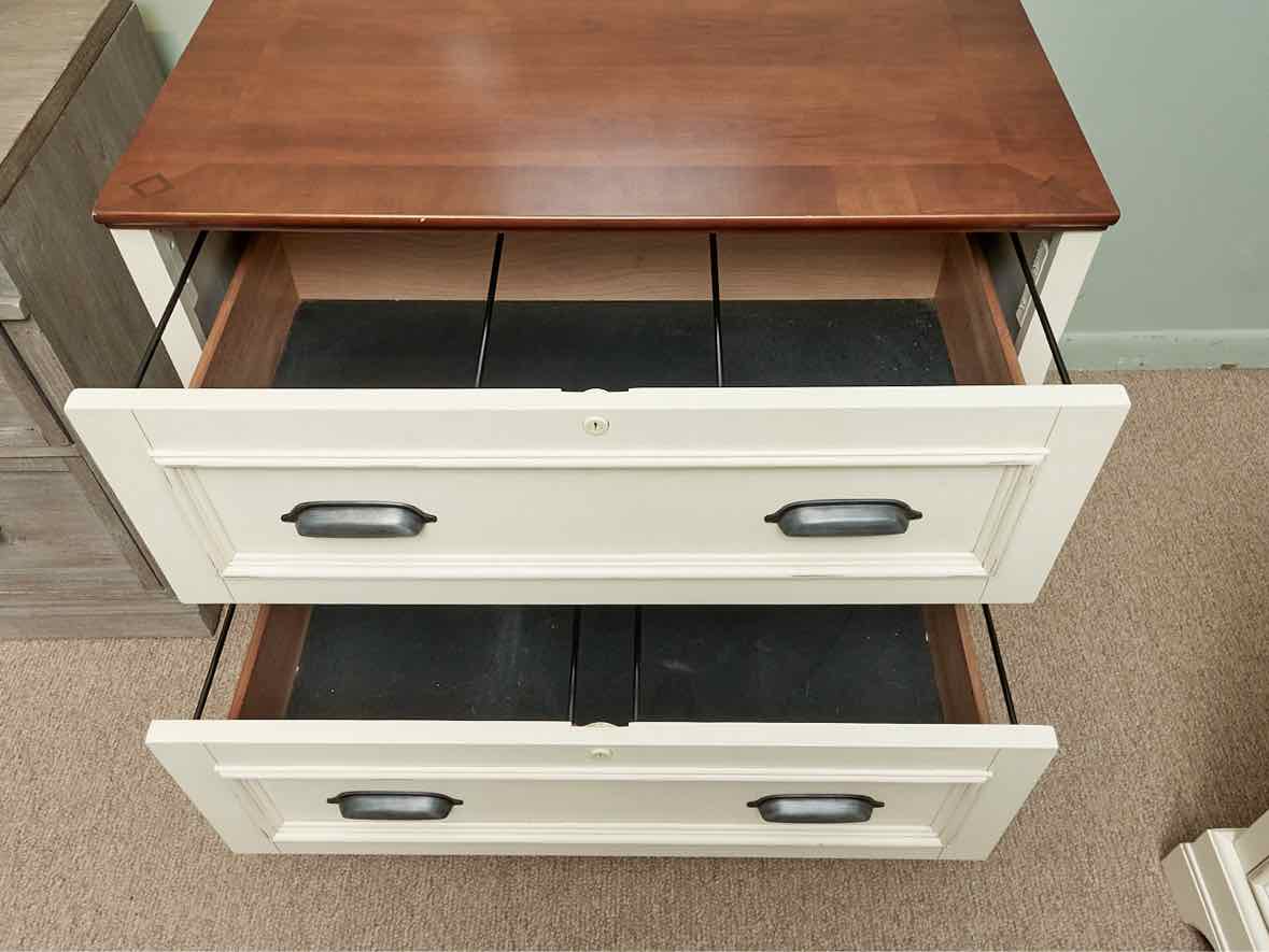 Aspen Home  Cream 2 Lateral Drawer File Cabinet