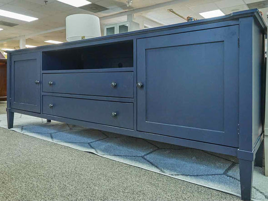 Gat Creek Maple Monaco Media Cabinet in Classic Starry-Eyed Navy Finish