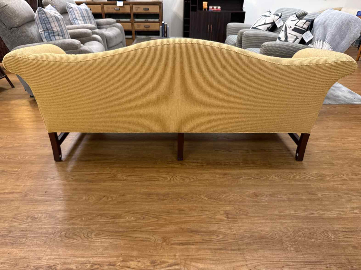 Bench Seat Chippendale Camelback Sofa
