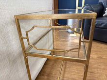 'Gennel' Side Table in Gold Leaf