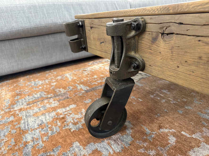 RH Industrial Cart Cocktail Table