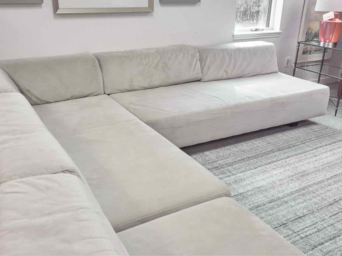 West Elm Modular 'Tillary' Sectional in Light Gray