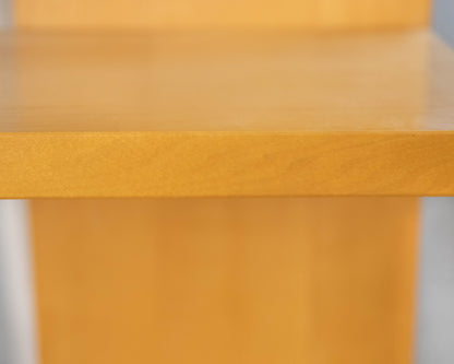 Pair of Light Maple Adjoining Bookcases