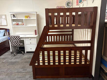 'Belisar' Twin Over Full Bunkbed in Dark Cherry