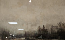 'Muted Horizons B' Landscape in Antique Gold Frame