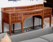 Federal Style Mahogany Serpentine Sideboard