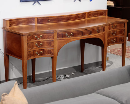 Federal Style Mahogany Serpentine Sideboard