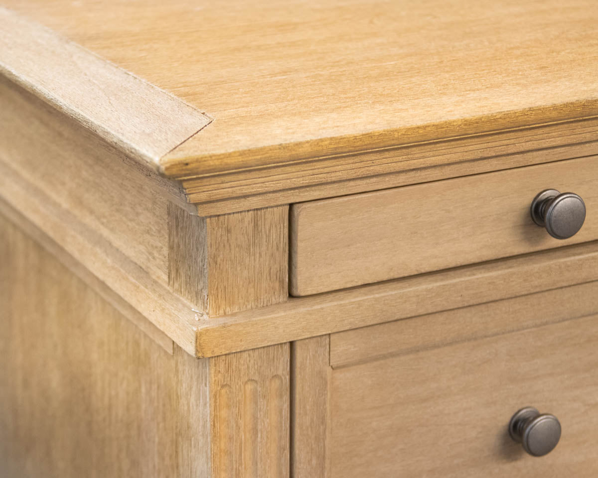 Pottery Barn ' Livingston' Single Cabinet Writing Desk