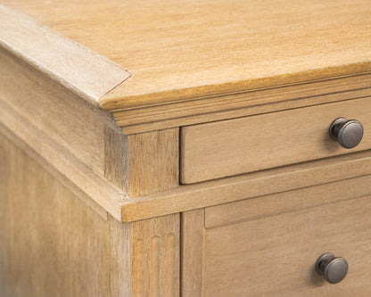 Pottery Barn ' Livingston' Single Cabinet Writing Desk