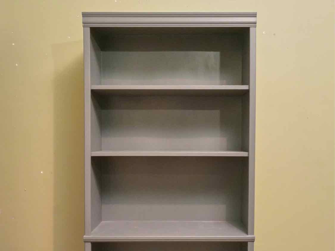 Pine 3 Adjustable Shelf Bookcase in Colonial Blue Finish