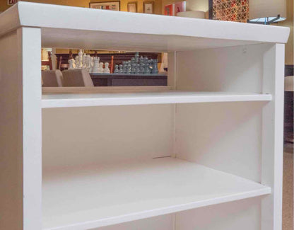 White Finish Kitchen Storage on Casters