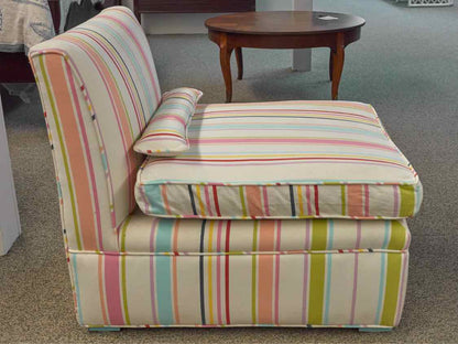 Pottery Barn Teen Striped Slipper Chair