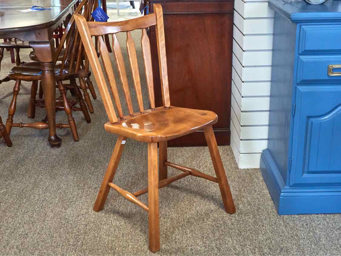 Maple Drop Leaf Table & Set of Four Slat Back Chairs