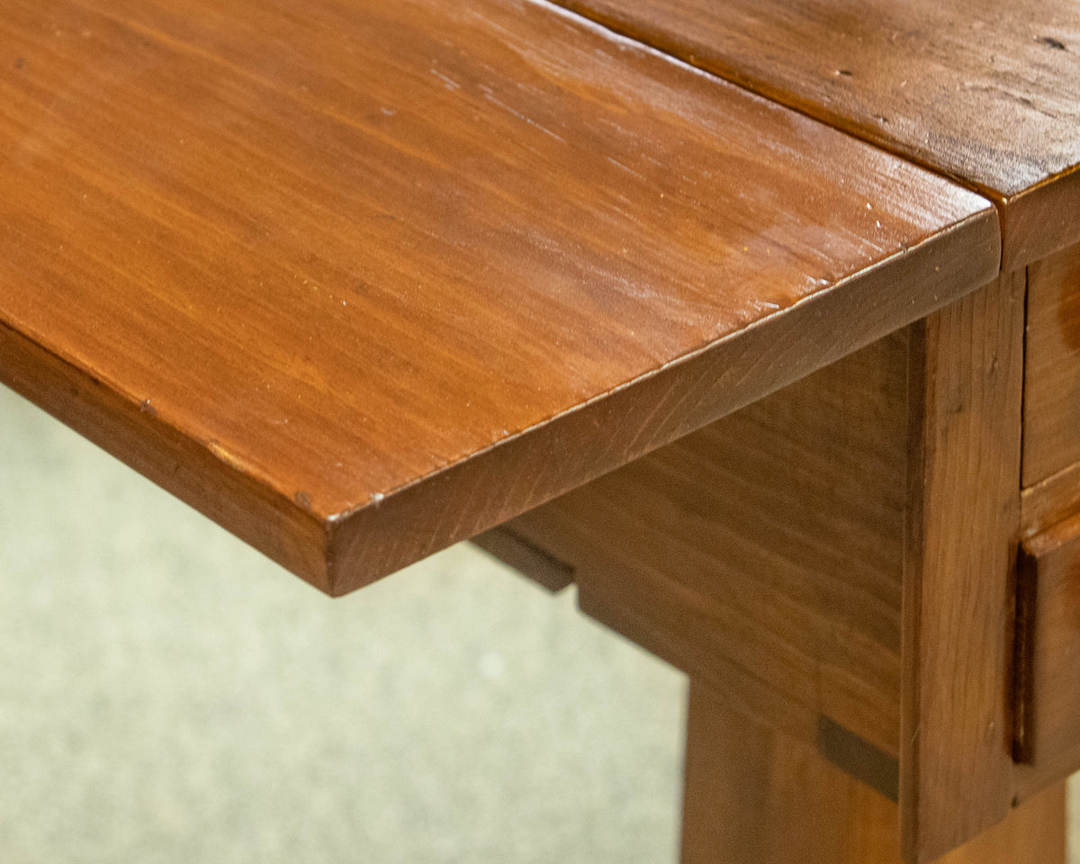 Benchmade Fir Empire Style Drop Leaf Side Table