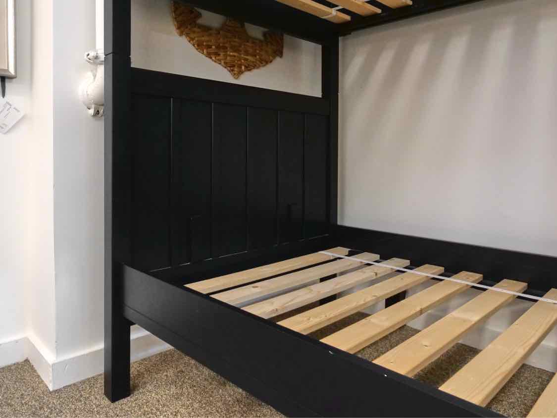 Pottery Barn Midnight Blue/Black Bunkbed with Ladder