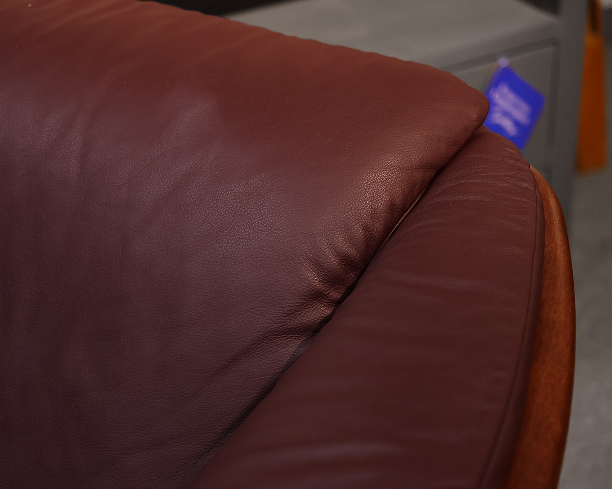 Ekornes Leather Accent Chair