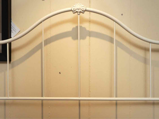 Cream Finish Metal Twin Day  Bed