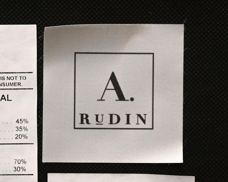 Pair of A Rudin 857 Chairs in Pale Grey Velvet on Black Frame