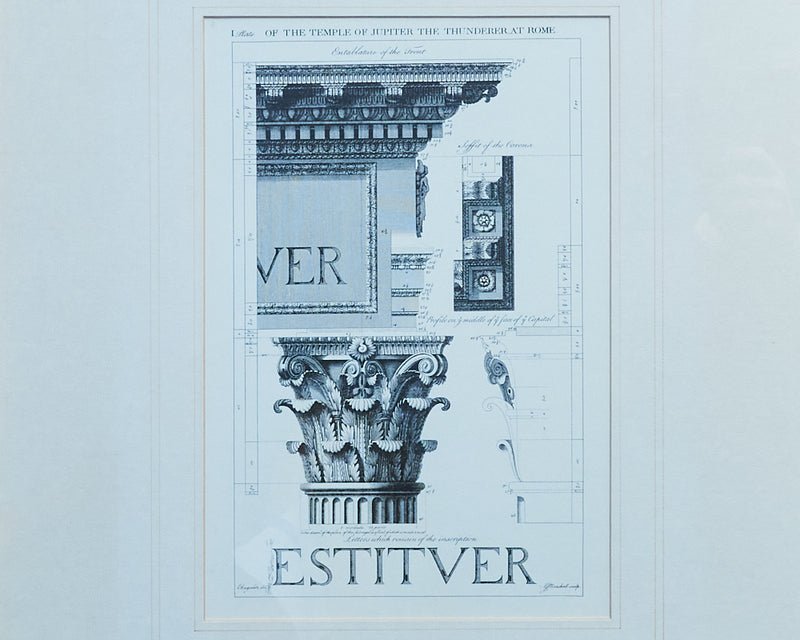 Framed Print 'The Temple Of Jupiter'