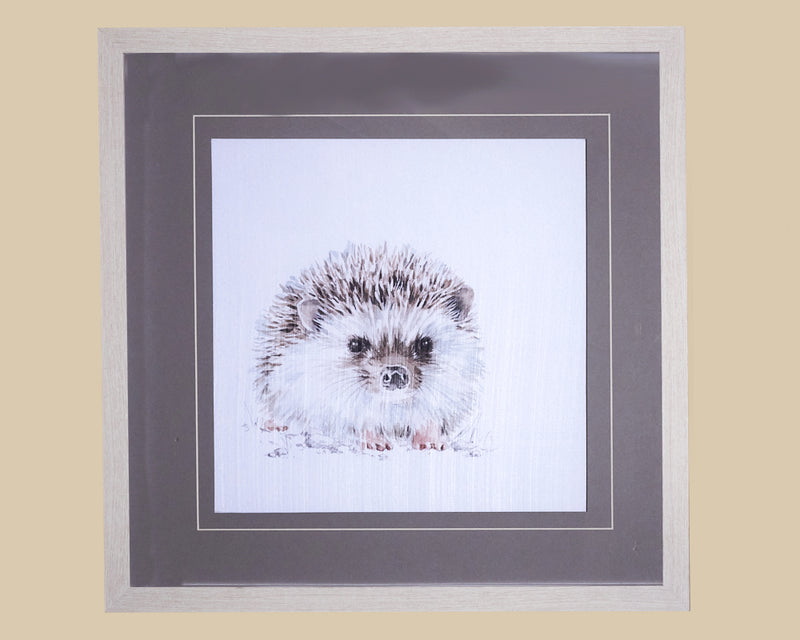 Forest Friends VII Hedgehog Framed Art