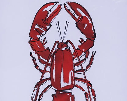 Framed Art Coastal Catch Lobster