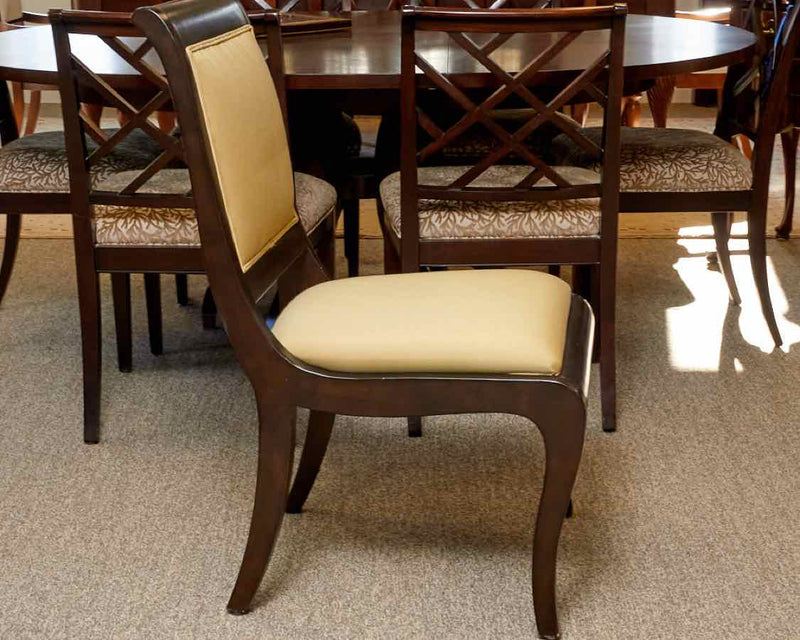Set of Four Upholstered Drexel Dining Chairs