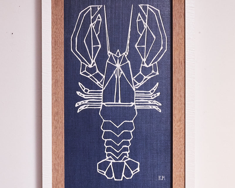 Lobster Denim II Framed Art