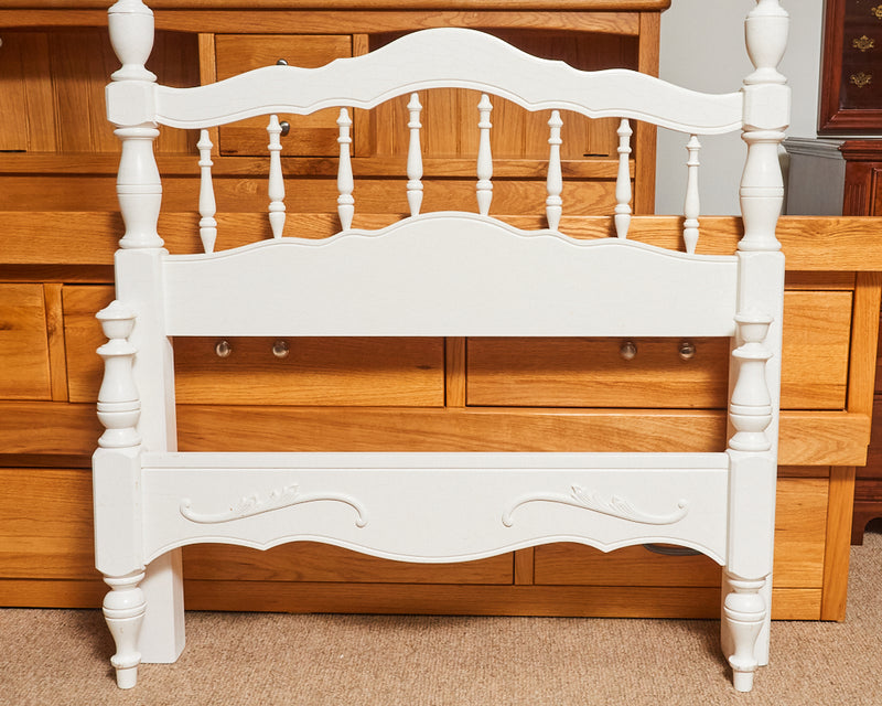 Ivory 2 Post Twin Bed