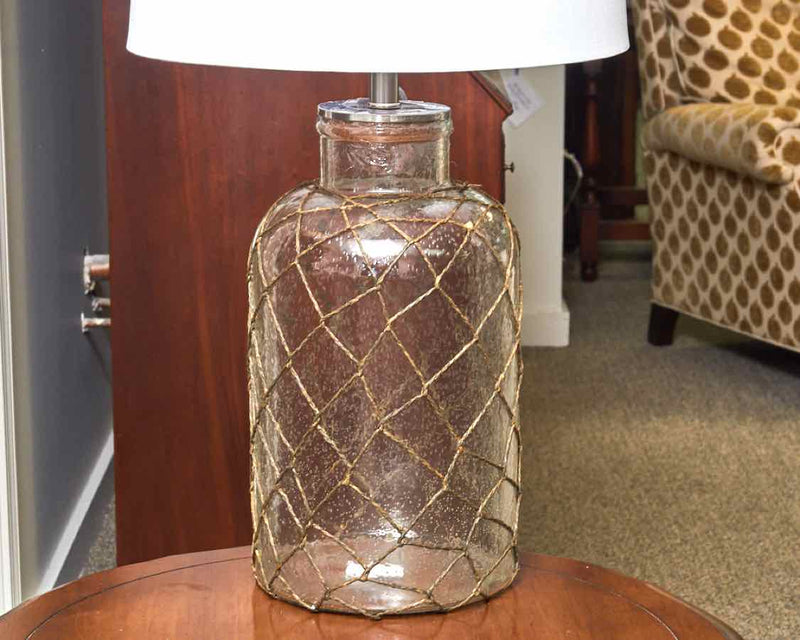 Seeded Glass Table lamp