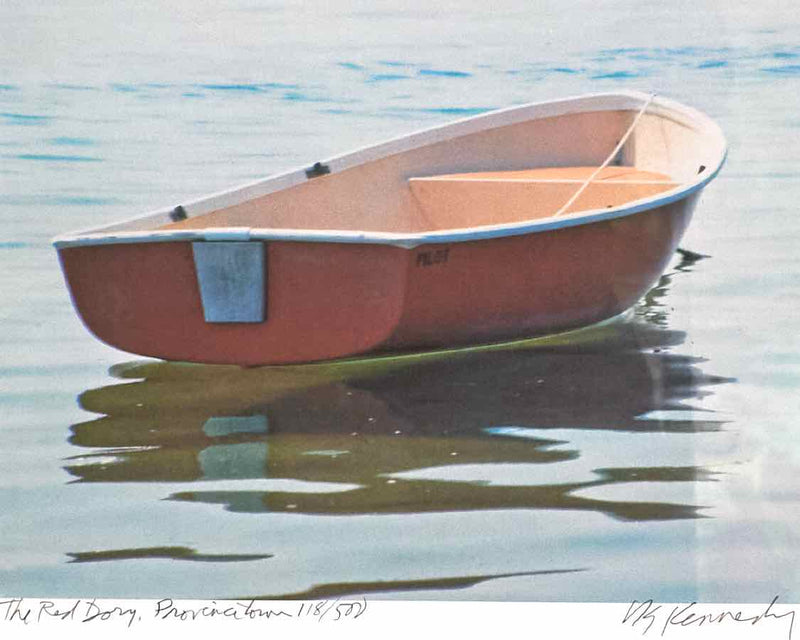 R.E. Kennedy 'The Red Dory' Photograph In Silver Frame