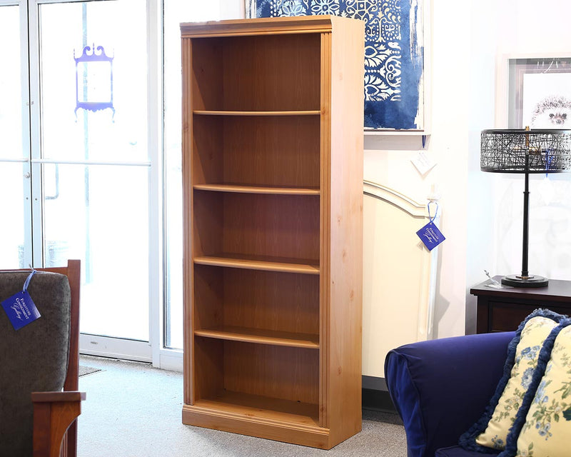 Pine Bookcase with 3 Adjustable Shelves & 1 Fixed Shelf