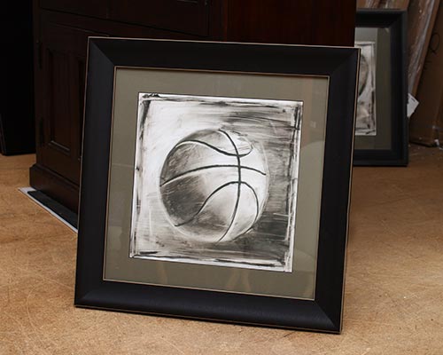 Framed Print: Varsity Basketball